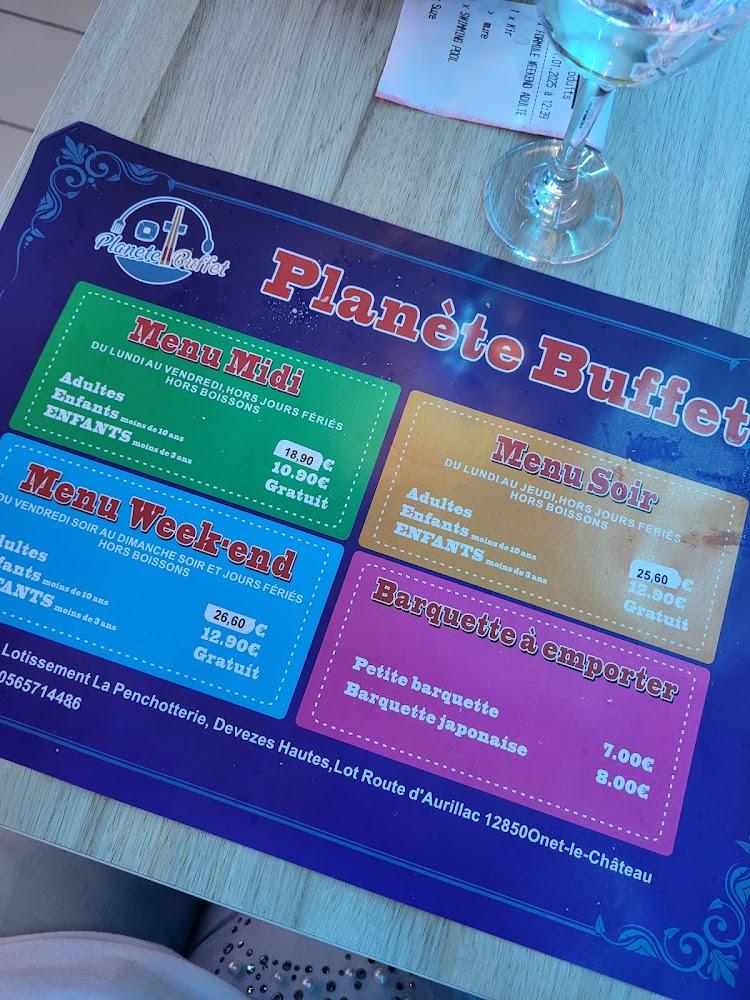 PLANETE BUFFET - Menu Image 4